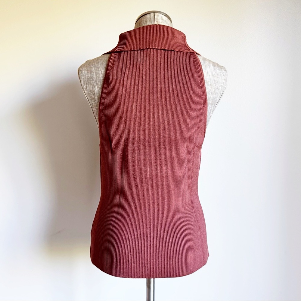 NWT Et Ochs Emily Knit Zipper Top - Picture 5 of 13